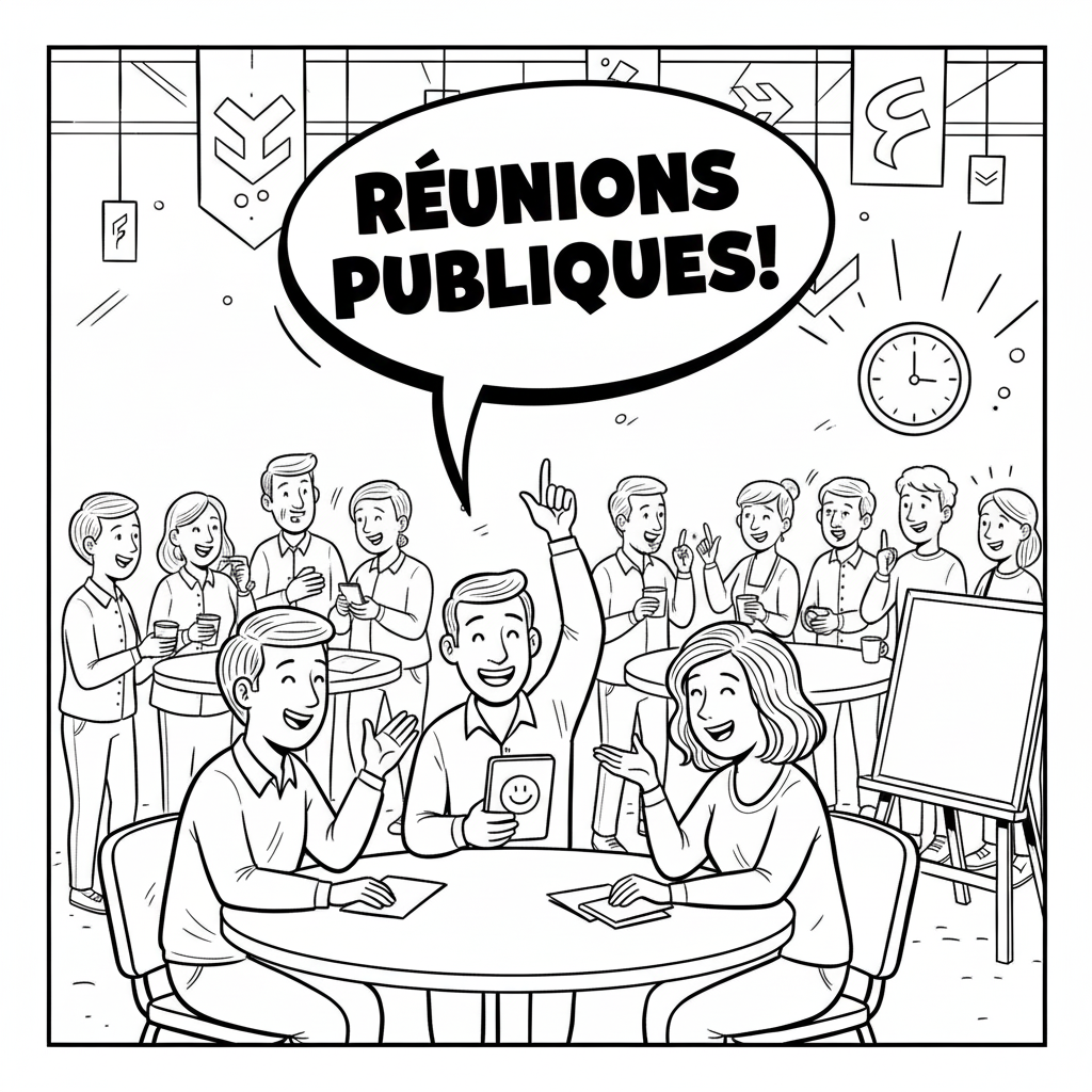 Réunions publiques, c'est parti !