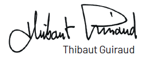 Signature Thibaut Guiraud